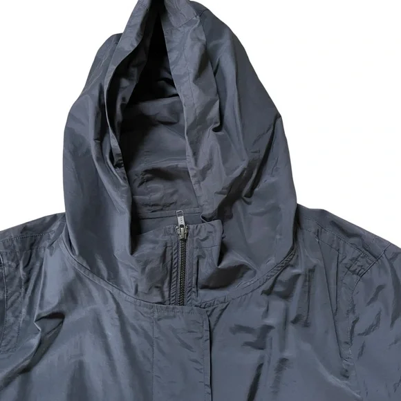 Eileen Fisher Dark Gray Zip Up Jacket Utility Size M Women - Picture 6 of 12